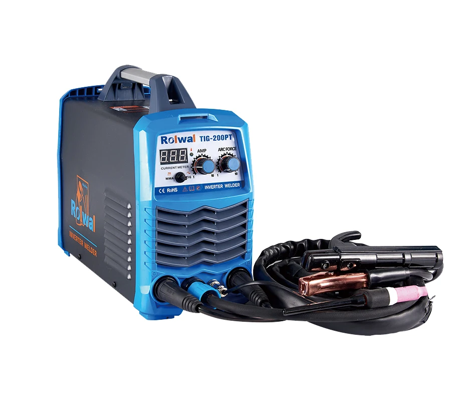 Rolwal Tig200pt Single Phase 110/220v Tig/mma/arc Ws200 Igbt Inverter
