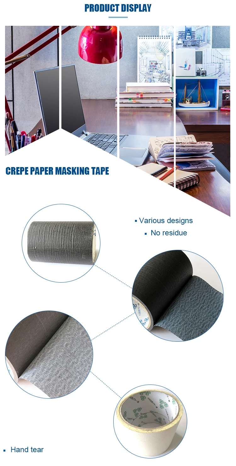 Custom Crepe Paper Tape Wonder Masking Tape