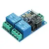 5V ESP8266 Dual WiFi Relay Module Internet Smart Home Mobile APP Remote Switch