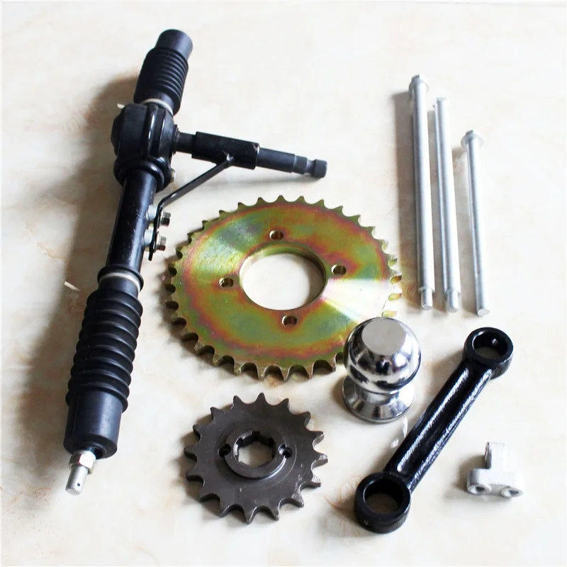 Go Kart Parts Steering Wheel Body And 530 Sprocket Embly Go Kart Parts Steering Wheel Body And 530 Sprocket Embly