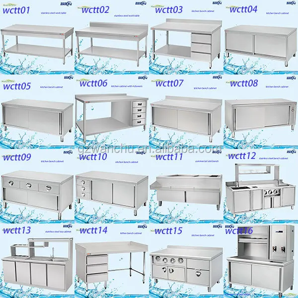 File Kabinet Stainless Steel Dapur Bench Komersial File Kabinet Stainless Steel Dapur Bench Komersial Untuk Dijual