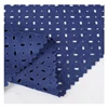 High quality promotional polyester customized hollow suede fabric for garment
