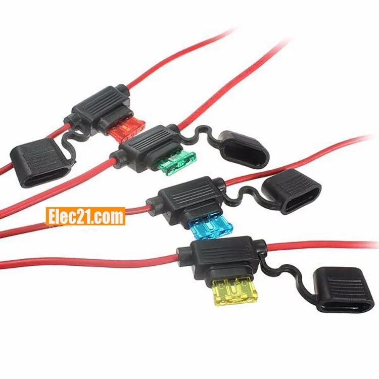 Car And Motorcycle Medium Fuse Holder With Cable 30cm Length Buy