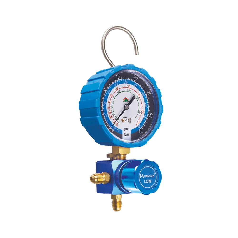 Hs468al Refrigeration Oneway Manifold Gauge Meter Set Buy Manifold Gauge,Digital Manifold