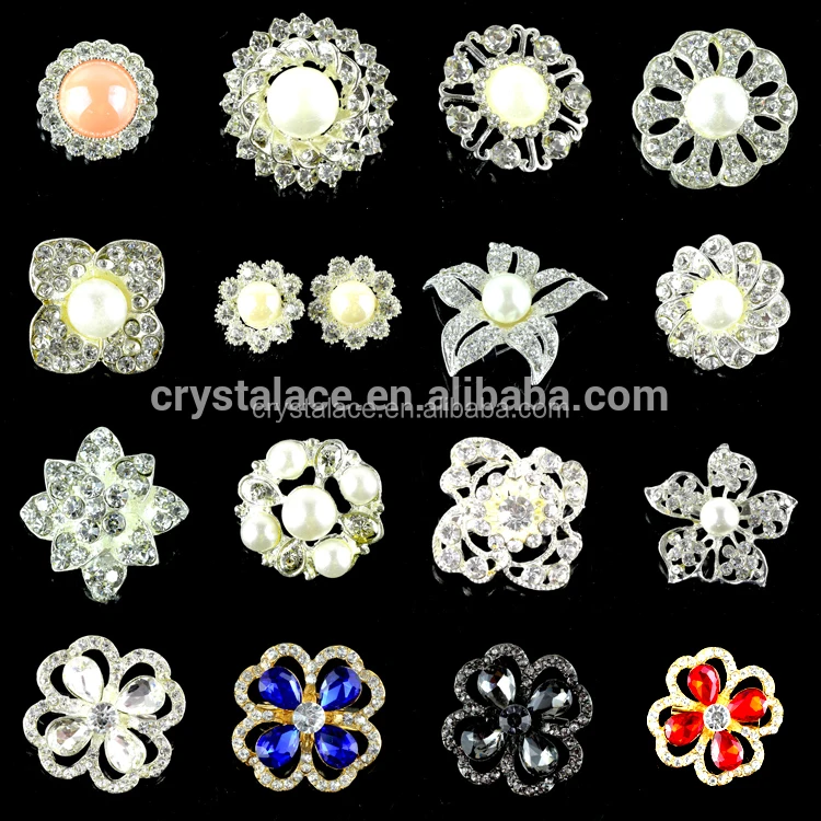 Rhienstone Broaches Crystal Pin for Women Clothing