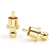 High quality pieces Gold Plated RCA Cap Plug Short-Circuit Socket Phono Connector RCA Shielding jack socket protect cover caps
