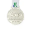 world cup robot championship game sports wholesale religious gold medallion/medal with holder