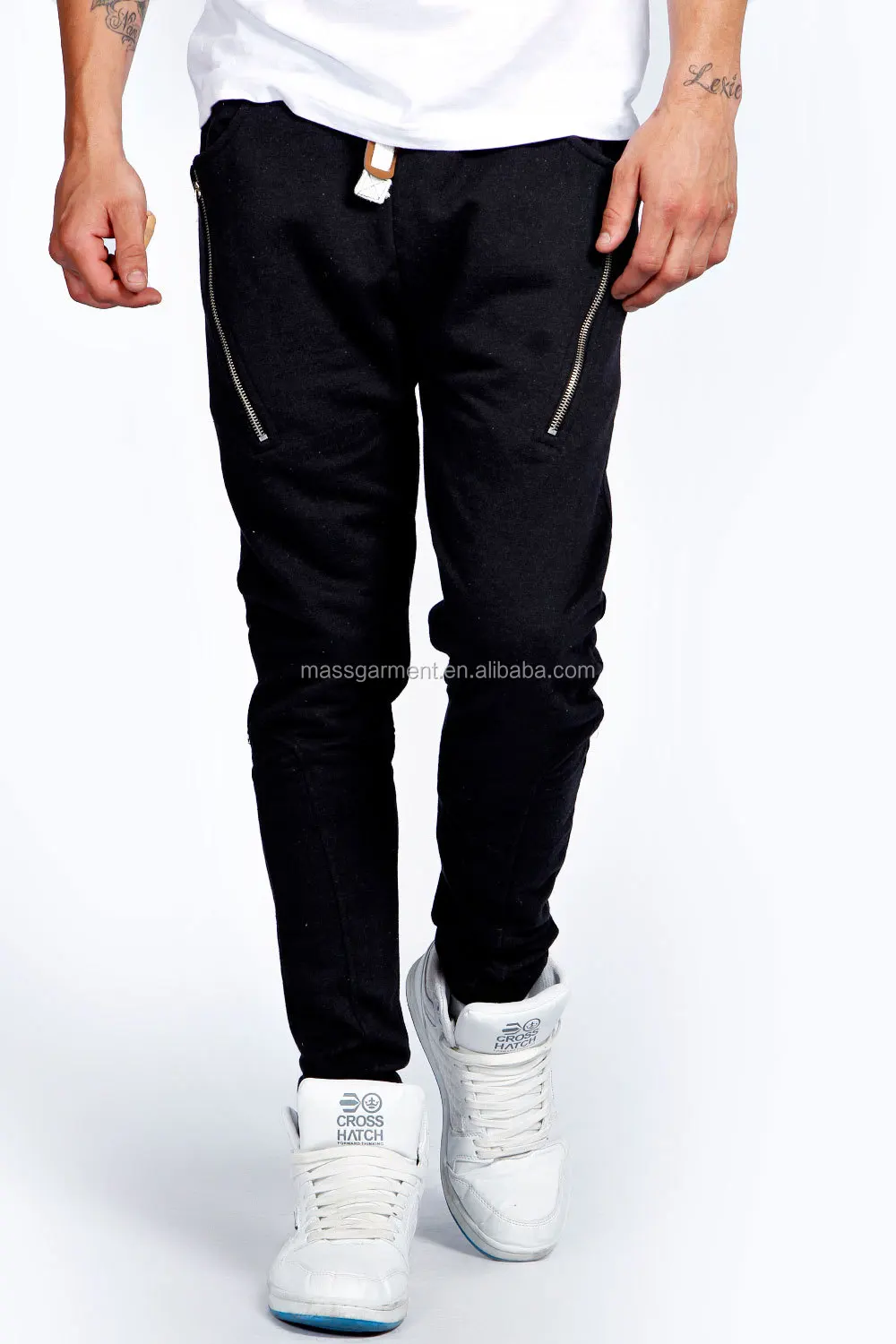 fashion 100%cotton custom running sportswear mens jogger pants