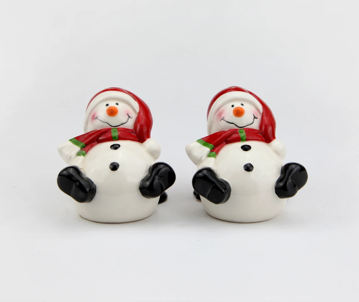 snowman salt and pepper shakers