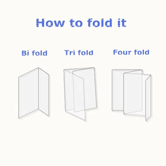 Zuoluo Tri Fold Printing Catalog A4 Size With 200gsm Paper Buy