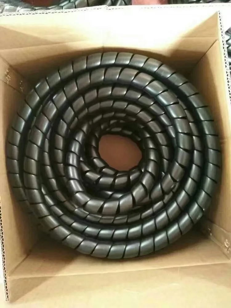 Plastic Spiral Hose Protector / Guard / Wrap For Wrapping Rubber