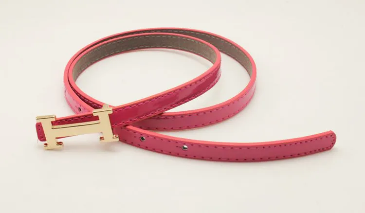 Fashion Ladies Slim Pu Belt,cheap Thin Leather Belt For Girls - Buy 