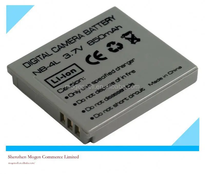 Product Suppliers: digital camera battery 3.7v 850mah Digital camera
battery for Canon NB4L 850mah 3.7v lithium ion digital camera battery