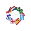 Professional Large Screen Printed Custom Flags Hand Waving Flag With Pole