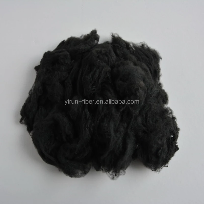dope dyed PSF-black