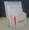 Wholesale Custom Logo Take Away Food Packaging Spring Rolls Wax Paper Bags