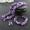 Fashion Latest Amethyst Freshwater Pearl Necklace Sets