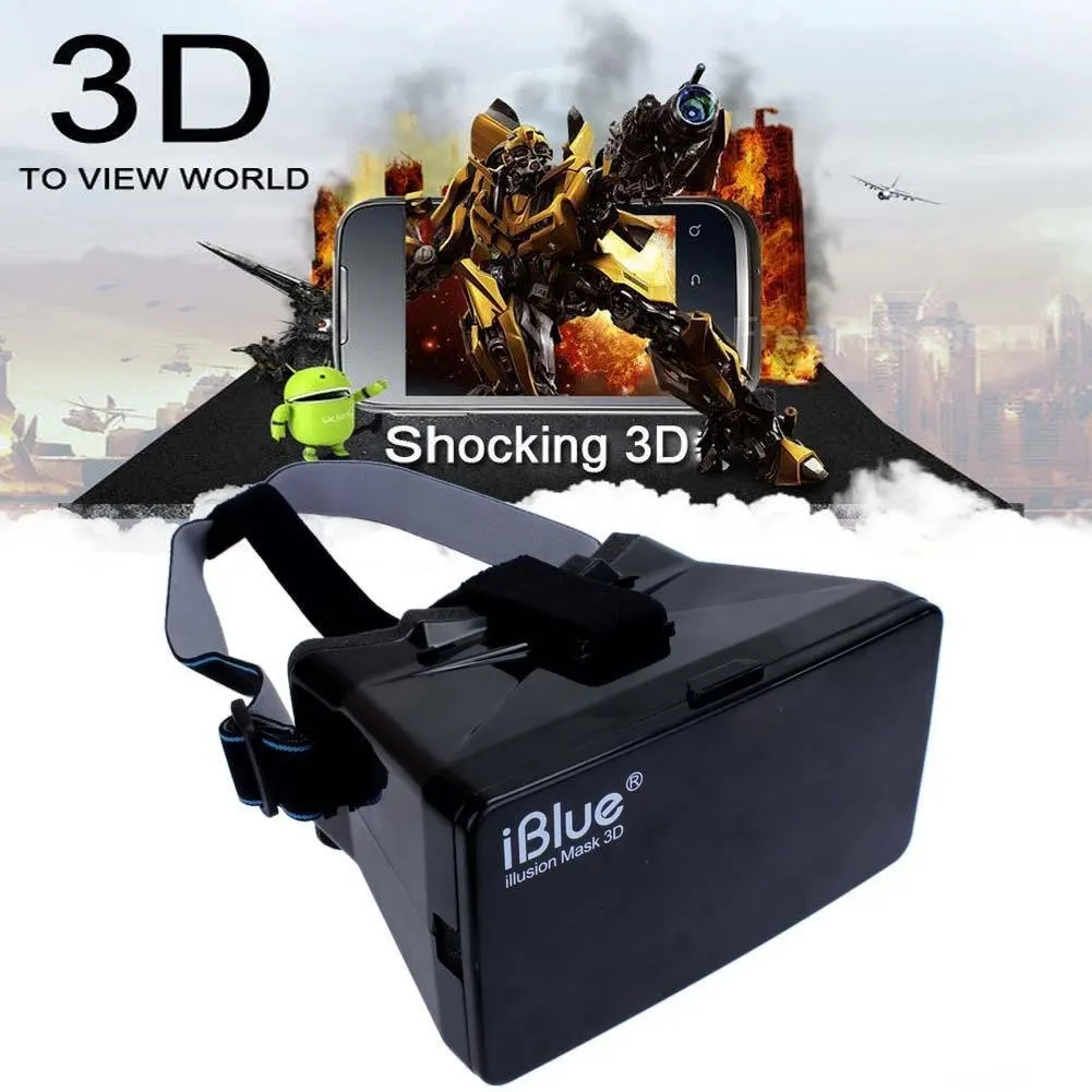 Sun YOBA Plastic Virtual Reality 3D Video Glasses for 3.5-5.6" Phone Google Cardboard