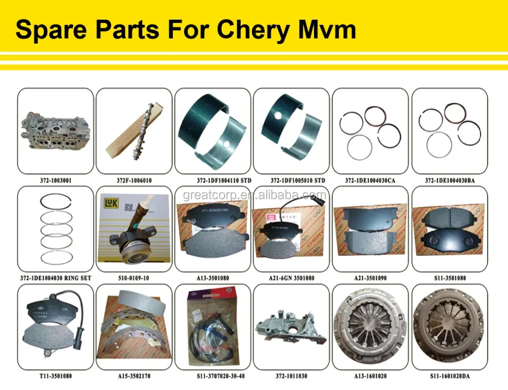 S111601020da Chinese Car Body Parts Clutch Kit For Chery Mvm Buy Car