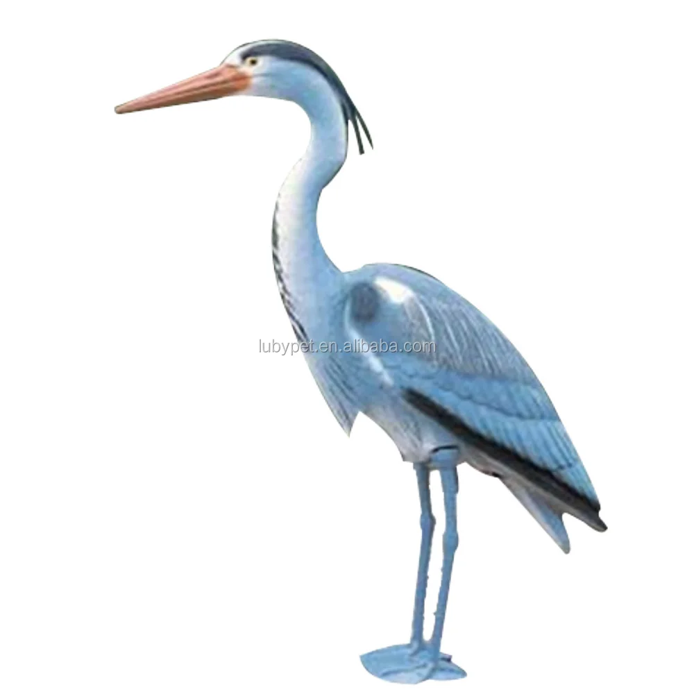 72x20x15cm Blue Heron Decoy With Legs Stake For Home Garden 1201
