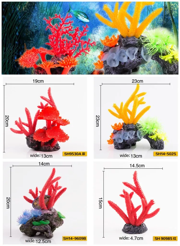 Fish Tank Ornament Artificial Coral Reef Aquarium Decoration Buy