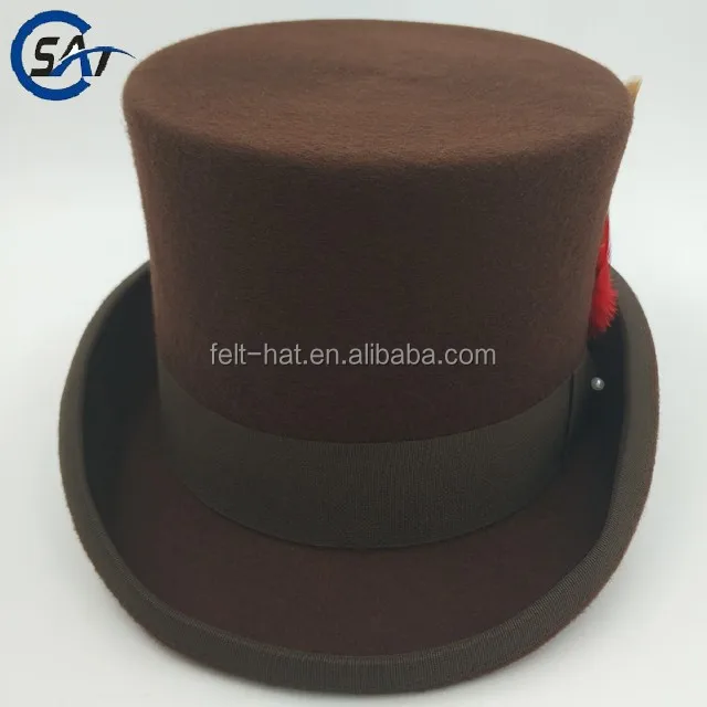 top hat brown front