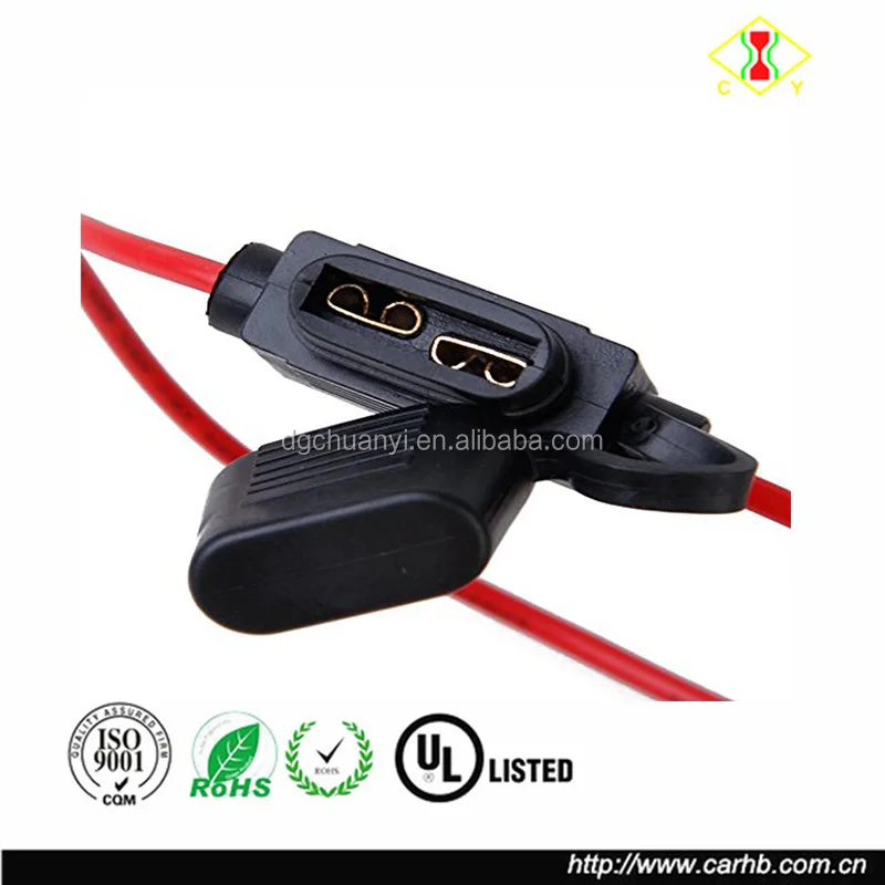 Bh708a Inline Blade Small Fuse Holder For Car Boat Truck Auto 12 Awg