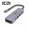 6 in 1 USB Type C Hub With 2USB 3.0 SD TF Card Reader For Dell Hp laptop