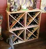 Wood Wine Racks 96 Bottle Wine Cube
