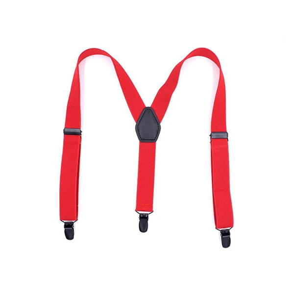 Kids Boys Girls Suspenders Clips Y-Back Braces Suspender Elastic Fashion Trouser