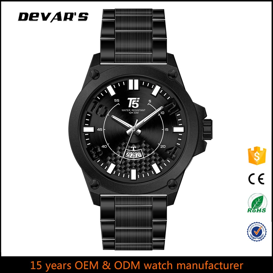 New Stainless Steel Back Quartz Quality,Water Resistant Custom Watches ...