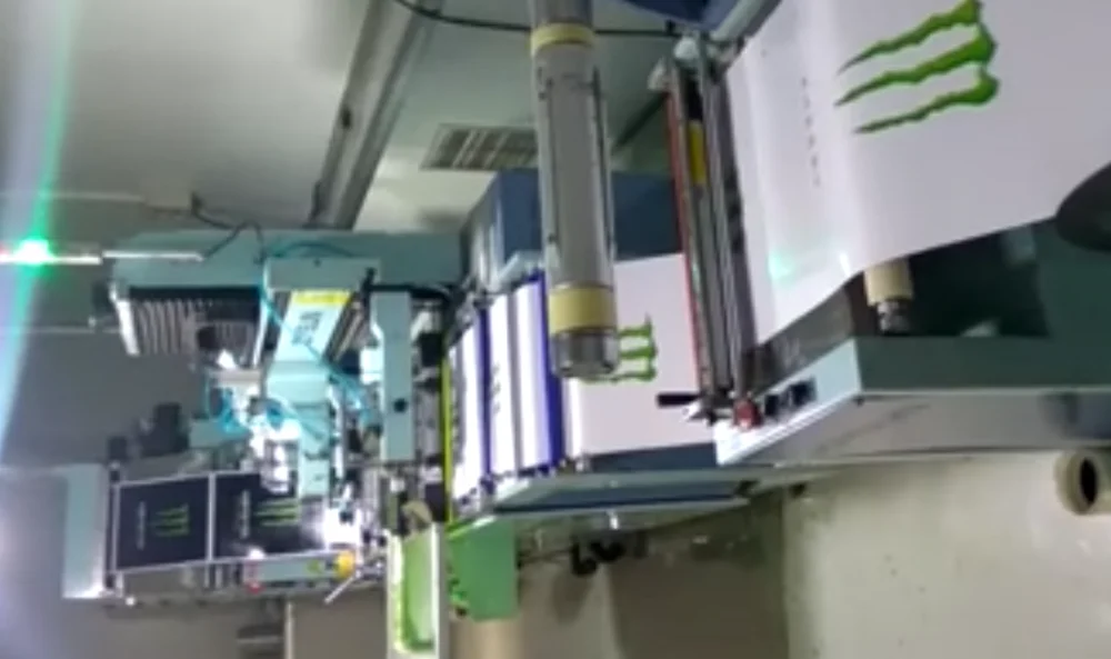 silk screen printing sticker