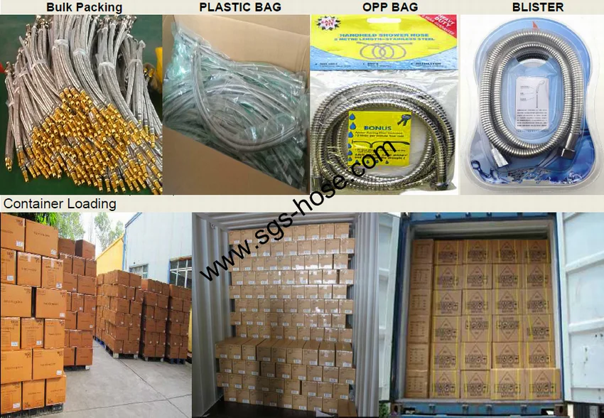 Pvc Flexible Shower Hose Fittings Reinforced Plastic Shower Hose