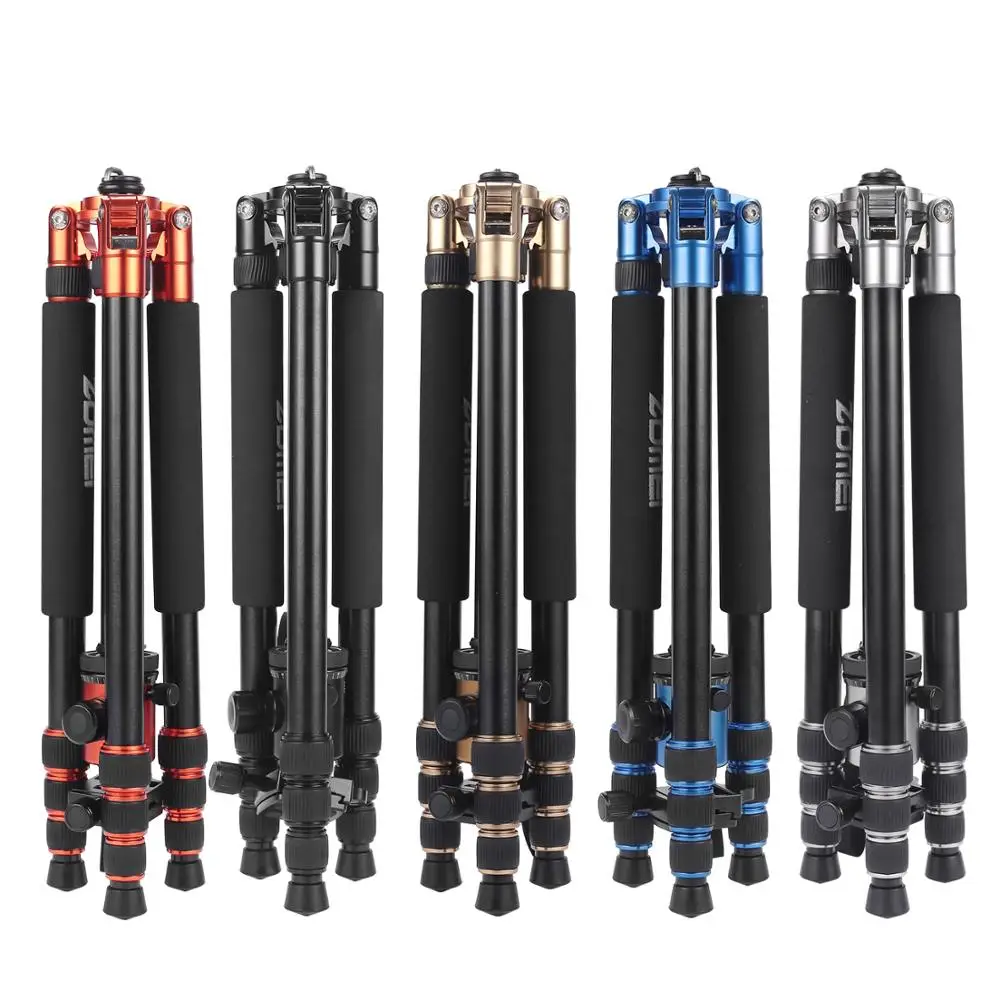 Zomei Z818 Tripod 180 Degree Flexible Folding Height 360 Mm 69 Inches