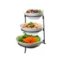 ONE-MORE Round 3-Tier Bowl Serving Set