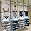 Customized store interior design lingerie store display furniture, lingerie shop lingerie display rack bra store fixture