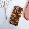 Golden Foil Flakes Luxury Glitter Leaf Lightning Durable Protective Flexible Case Cover for iPhone 6 6S 7 8 plus X