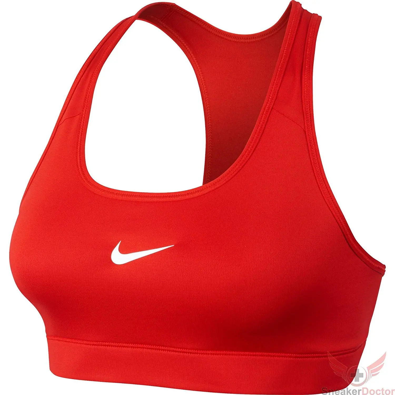 red nike sports bra