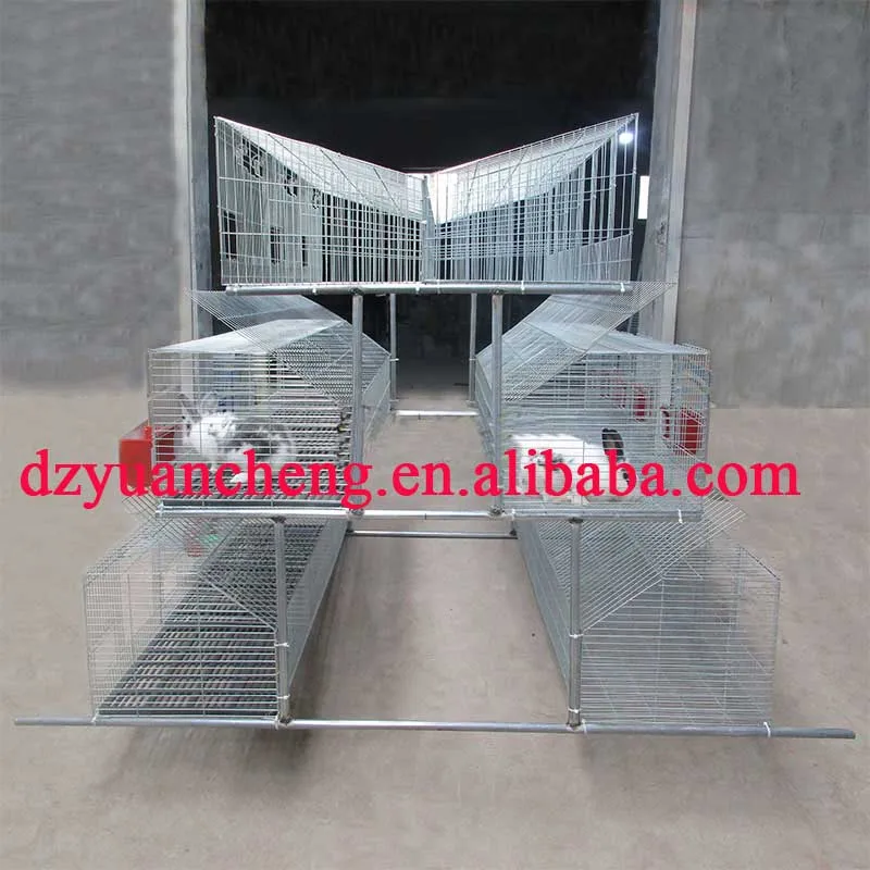Galvanized Rabbit Cage Design And Cheap Commercial / Industrial Rabbit