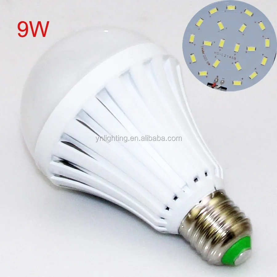 3004400mah Battery E27 B22 Led Rechargeable Bulb 5w 7w 9w 12w 15w