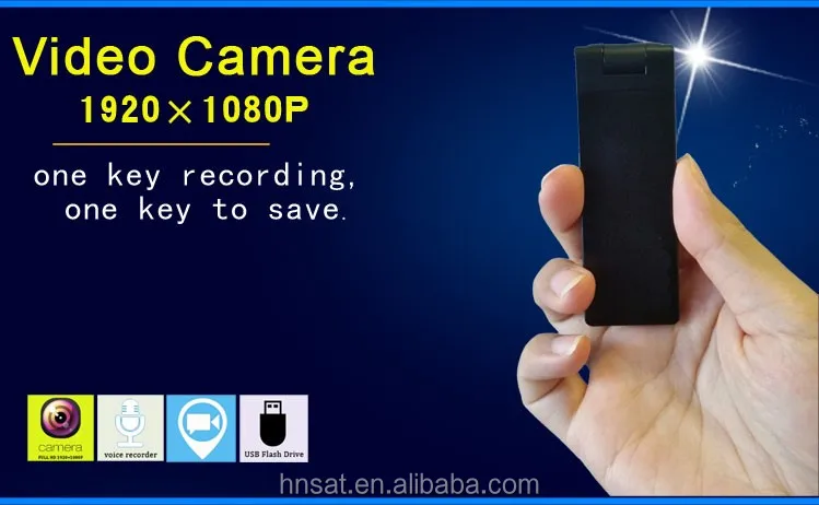 micro camera Minicam mini DVR Mini camera rotating camera HD1920*1080P with back clip