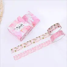 15mm Wide Fresh Various Flowers Dream &Time Poem Washi Tape Adhesive Tape DIY Decoration Scrapbooking Sticker Label Masking Tape