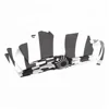 23" Auto open and close 3 fold 10k travel black umbrella