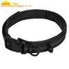 Nylon webbing adjustable dog collar reflective material protect your pet on walking at night