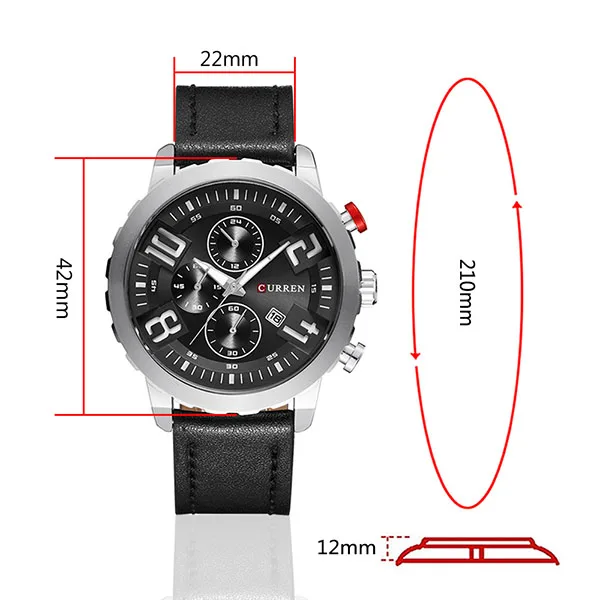 curren watch manual