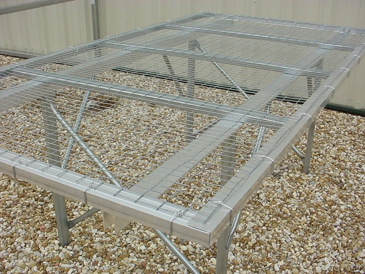 Commercial Stationary Greenhouse Seed Bed Benches Buy Fixed Top