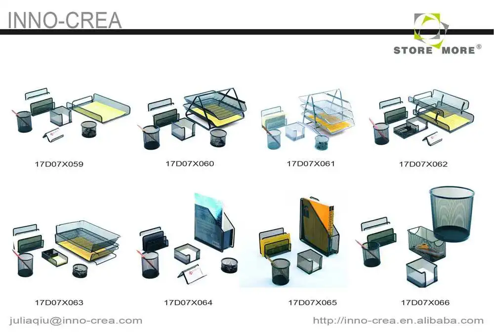Metal Mesh Office + Desktop Organizer 06.jpg