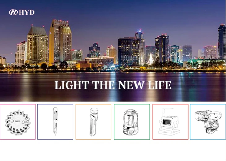 led abs camping light