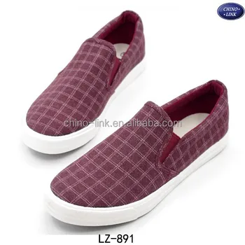 without lace canvas shoes