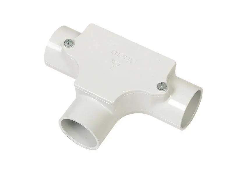 Saddle  Coupler  Inspection Elbow PVC 20mm Round Conduit Pipe Fittings 